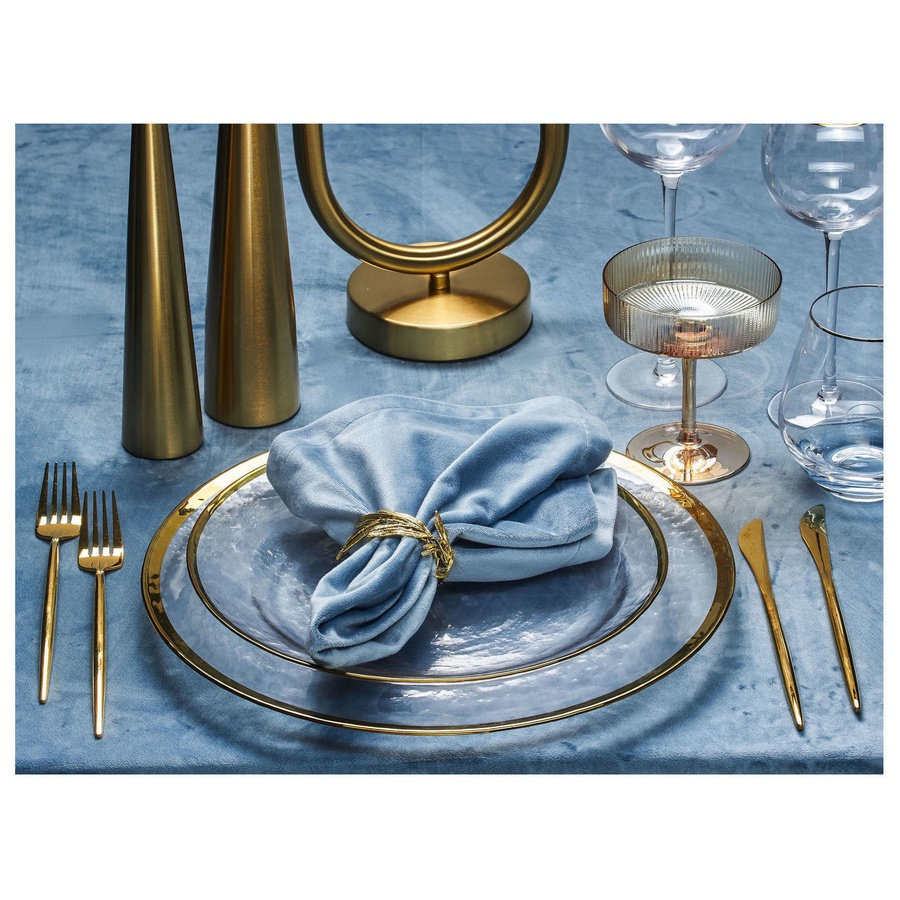 Кольцо для салфетки «Ромеро» черненое золото - Фото миниатюра 2