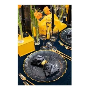 Кольцо для салфетки «Мирт» золотое - Фото 2