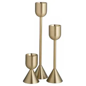 Подсвечник «Лори» S, золотого цвета