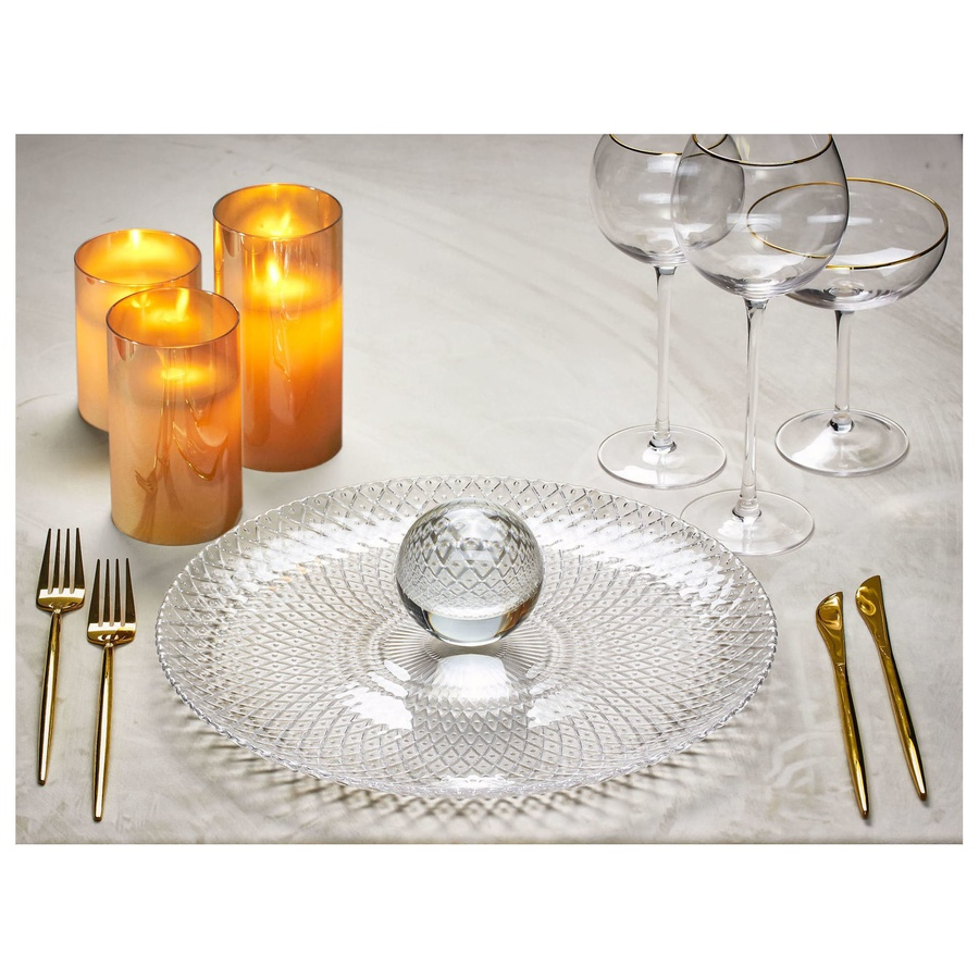 Подстановочная тарелка «Ананас» прозрачная - Фото миниатюра 2