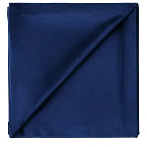 Салфетка бархатная темно-синяя - Фото 1