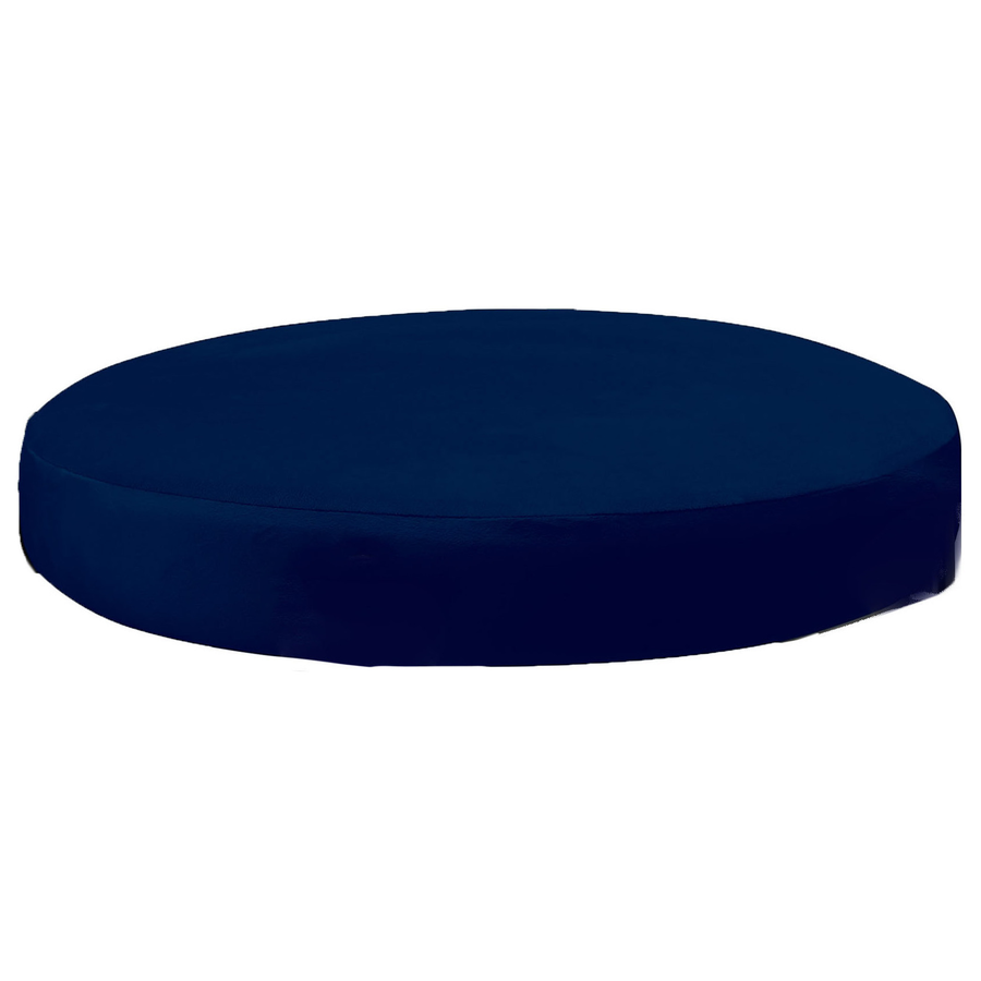 Чехол сидушка к стулу Тотем, синий бархат - Фото миниатюра 1