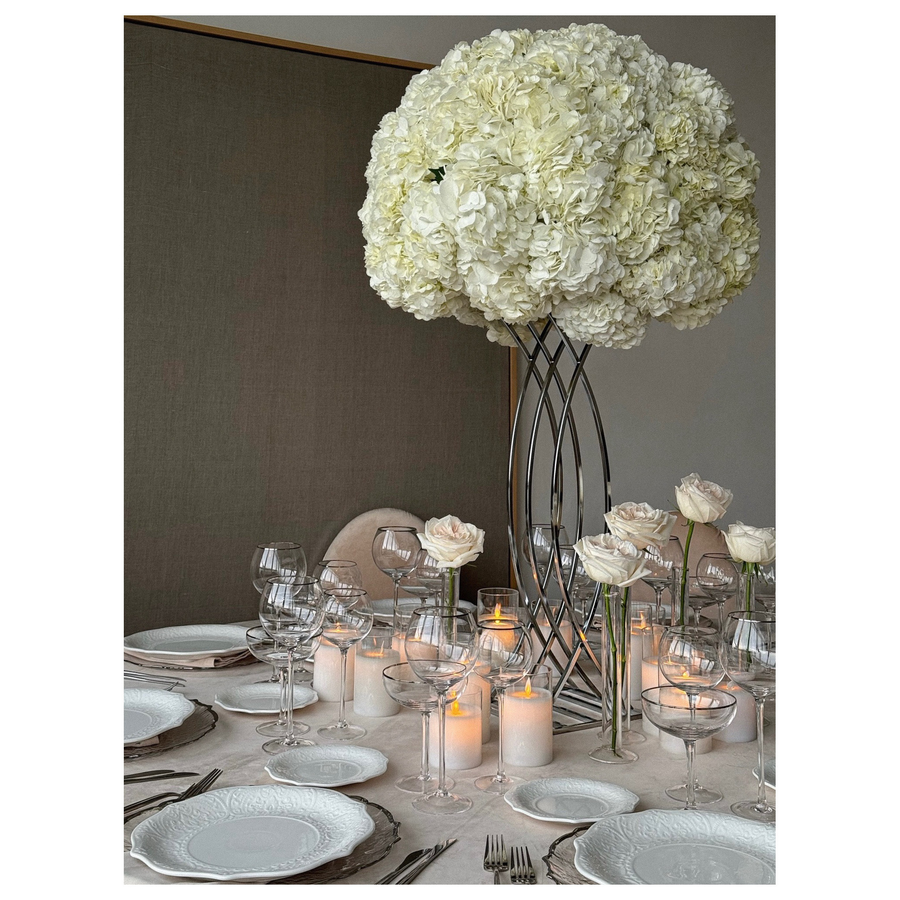 Стойка для цветов «Стэнли»  серебряная - Фото миниатюра 2