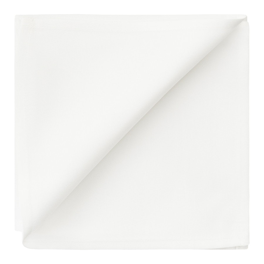 Салфетка поликоттон белая - Фото миниатюра 1