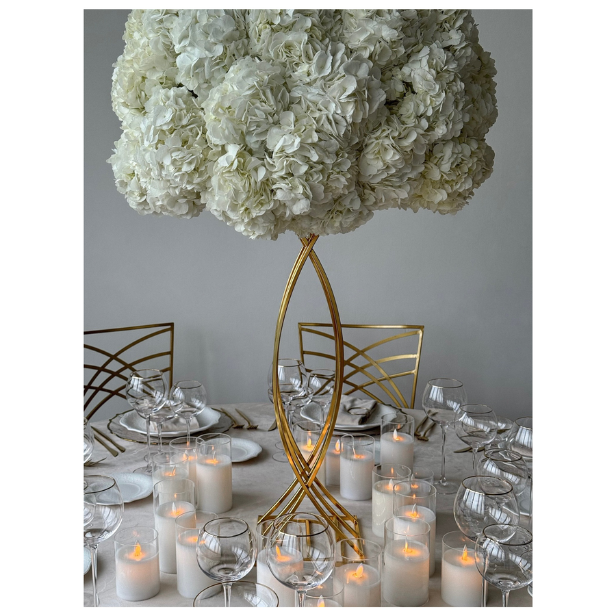 Стойка для цветов «Стэнли» золотая - Фото миниатюра 3