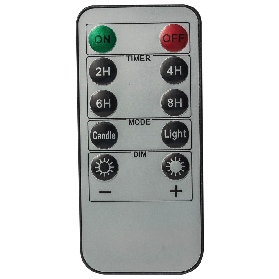 Led свеча 2х28см белого цвета - Фото миниатюра 2