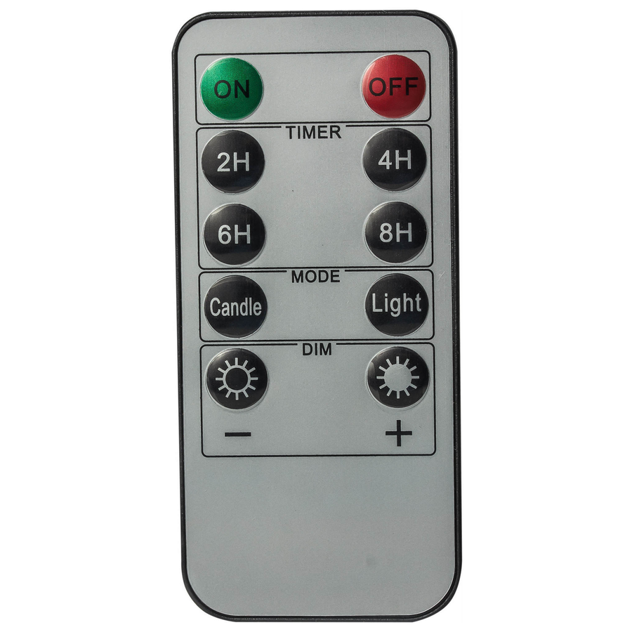 Led свеча 2х28см белого цвета - Фото миниатюра 2