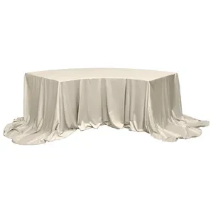 Скатерть для президиума бархатная светло-бежевая