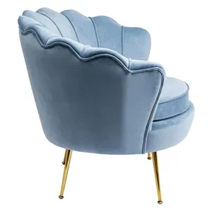 Кресло «Лаперла» серо-голубое - Фото 3