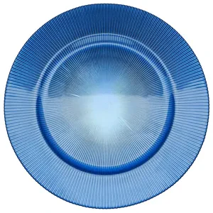 Подстановочная тарелка «Фере» синяя - Фото 1