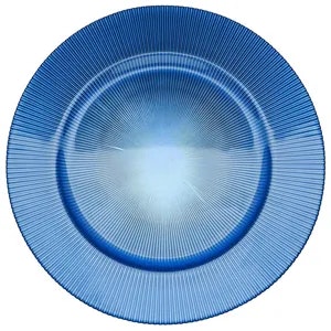 Подстановочная тарелка «Фере» синяя