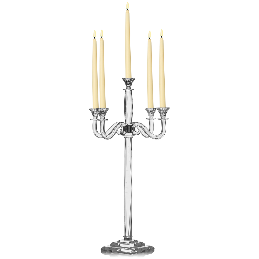 Канделябр «Фесон» на 5 свечей хрустальный - Фото миниатюра 3