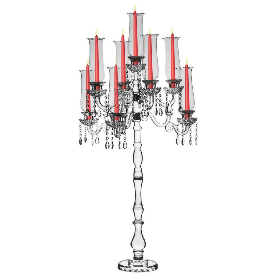 Канделябр «Алис» на 9 свечей хрустальный - Фото миниатюра 4