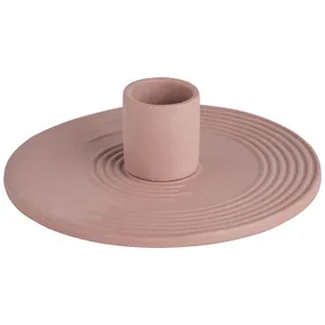 Подсвечник «Ассо» пыльно- розового цвета - Фото 1