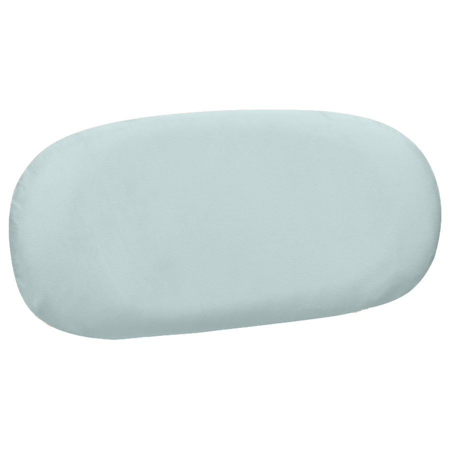 Чехол спинка к стулу Тотем, голубой бархат - Фото миниатюра 1