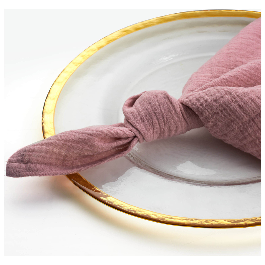 Салфетка из муслина зефирная - Фото миниатюра 2