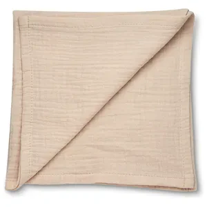 Салфетка из муслина бежевая