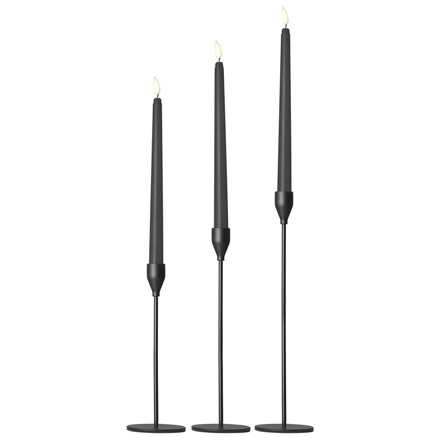 Набор подсвечников «Имс» черного цвета - Фото миниатюра 5