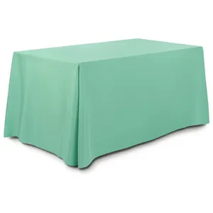 Скатерть прямоугольная габардин мятная