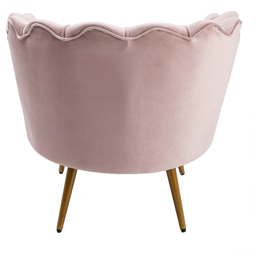 Кресло "Лаперла" пыльно-розовое - Фото миниатюра 3