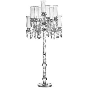 Канделябр «Алис» на 13 свечей хрустальный большой
