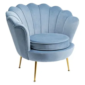 Кресло «Лаперла» серо-голубое - Фото 2