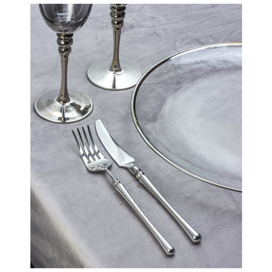 Набор «Регино» глянцевое серебро из двух предметов - Фото миниатюра 4