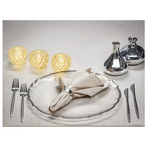 Кольцо для салфетки «Мади» серебряное - Фото 2