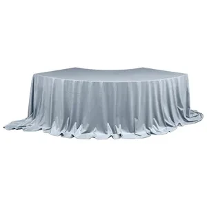 Скатерть для президиума бархатная серо-голубая - Фото 1