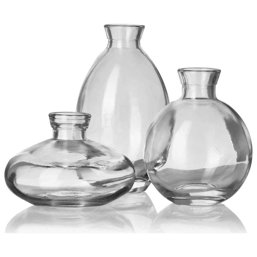 Набор прозрачных ваз «Найва» - Фото миниатюра 1