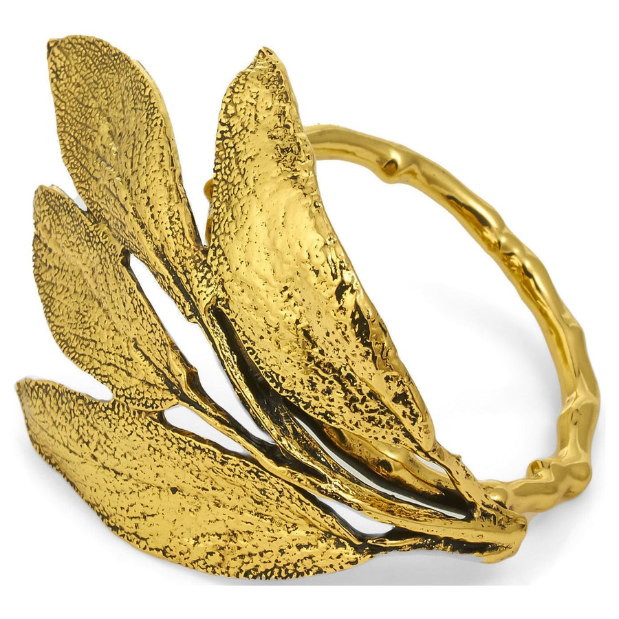 Кольцо для салфетки «Сагуло» черненое золото - Фото миниатюра 1