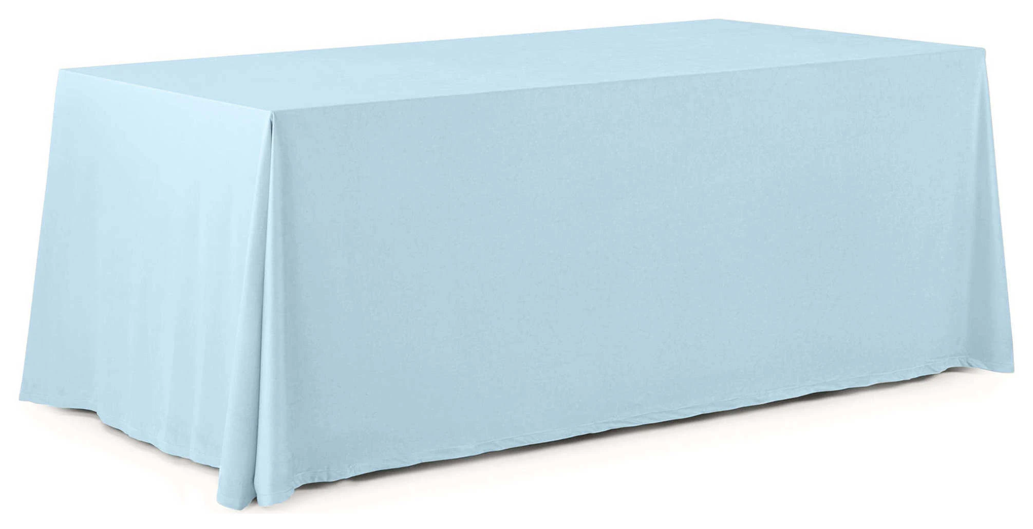 Скатерть прямая широкая бархатная небесная