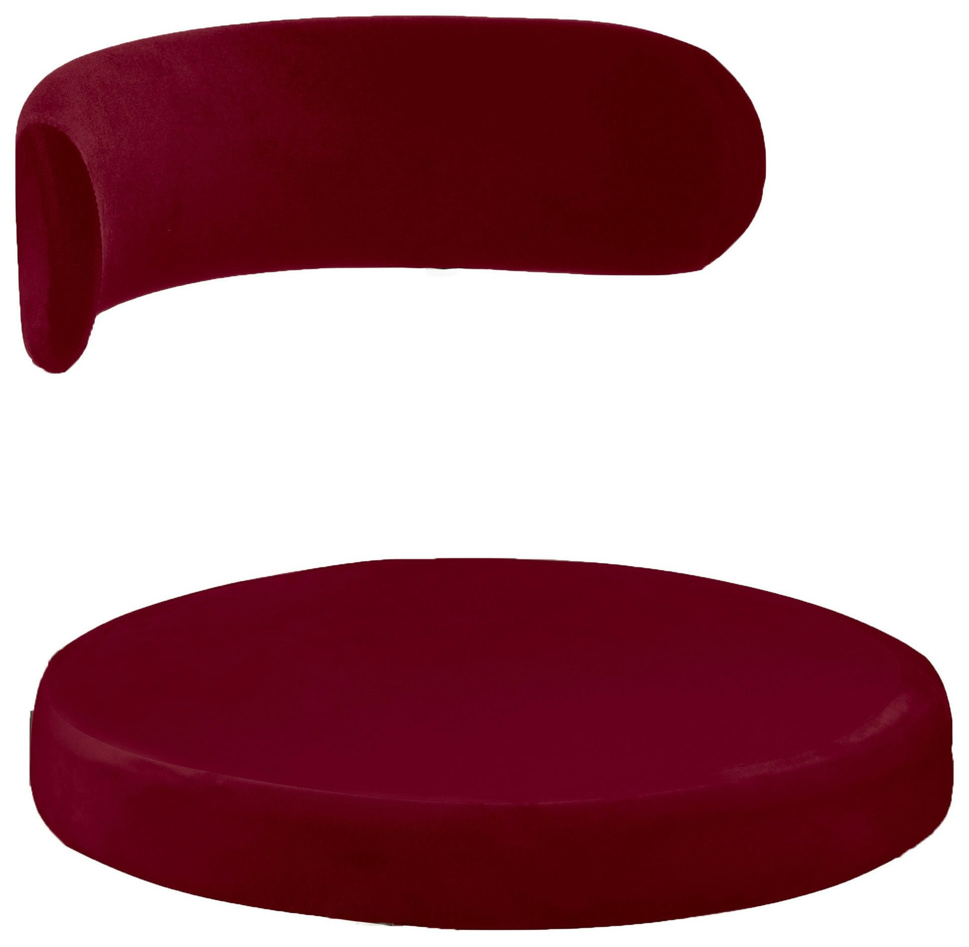 Чехол 2 шт. Лира, бархат бордовый
