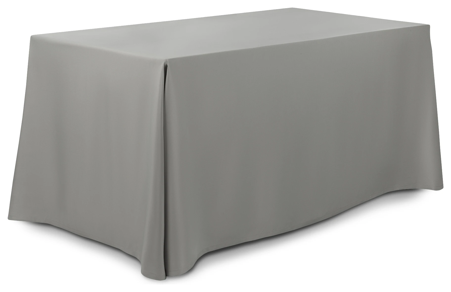 Скатерть прямоугольная габардин серая