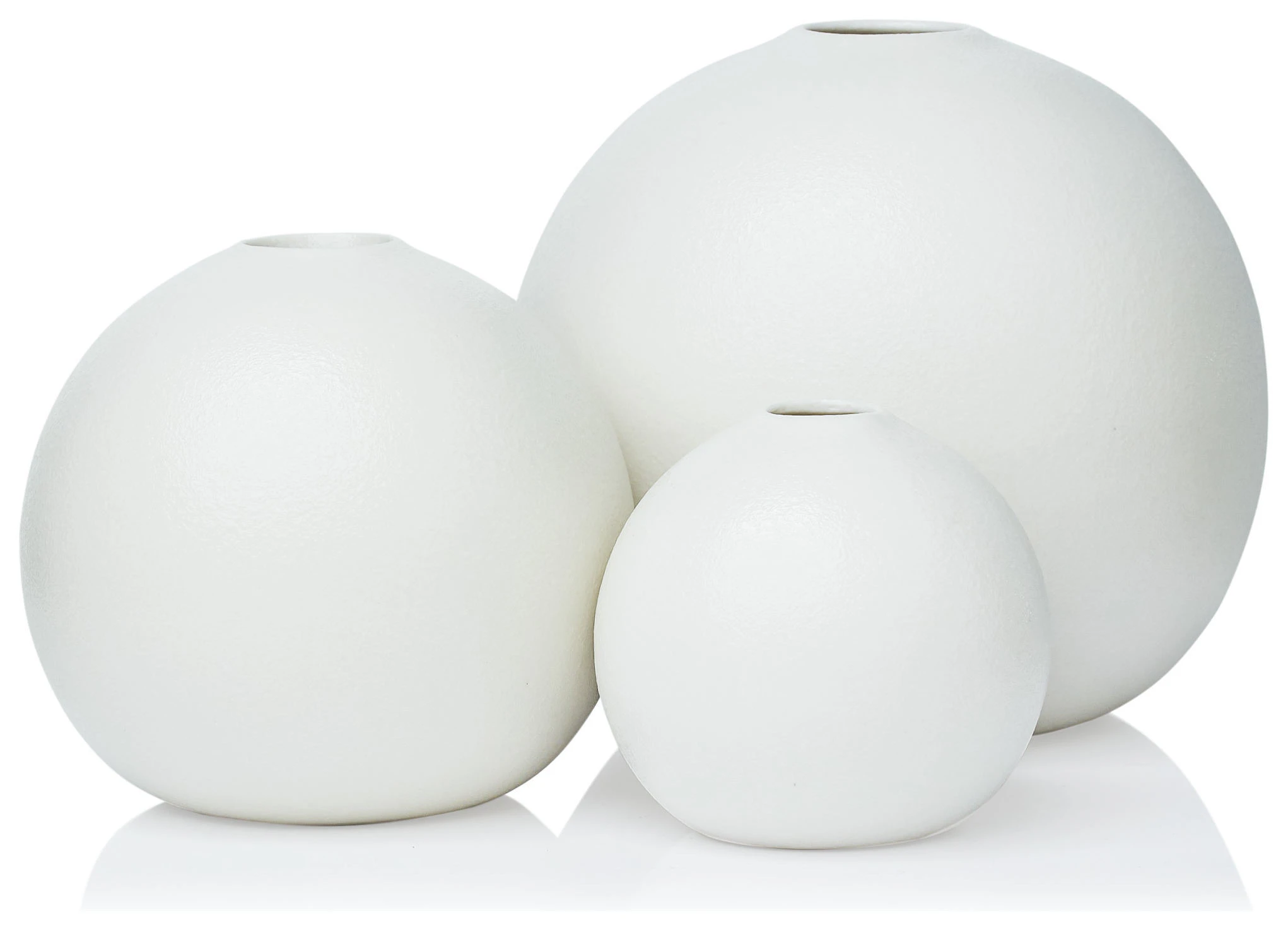 Набор белых ваз «Рондо»