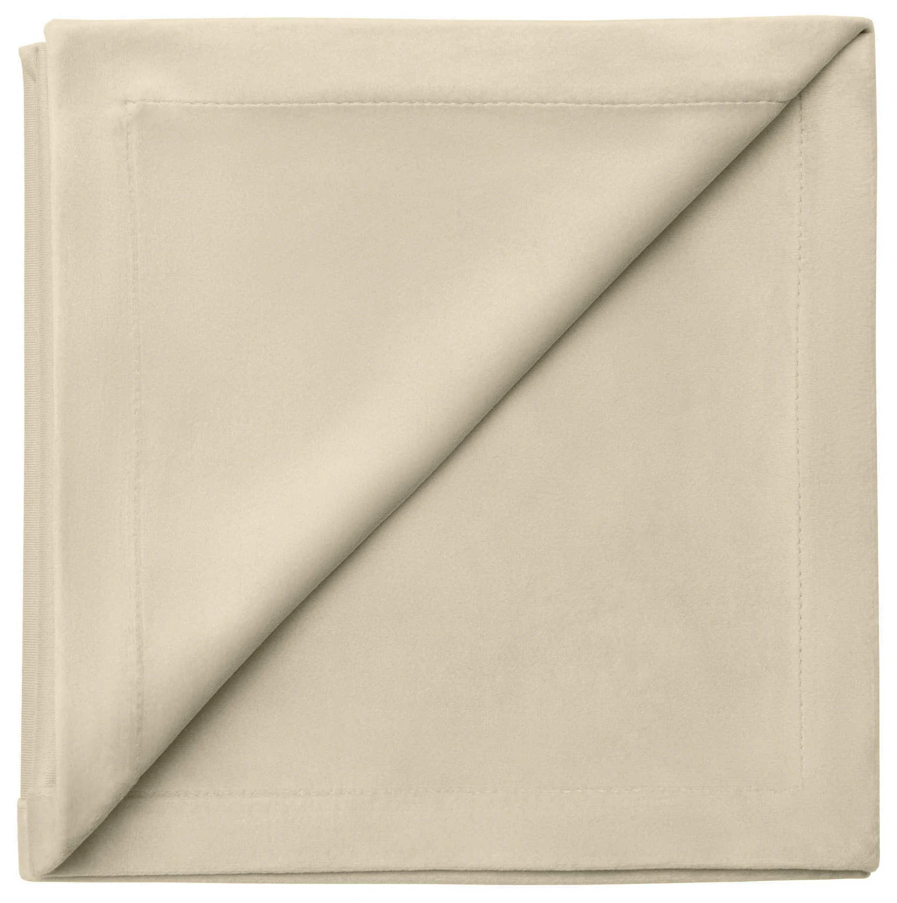 Салфетка бархатная светло-бежевая