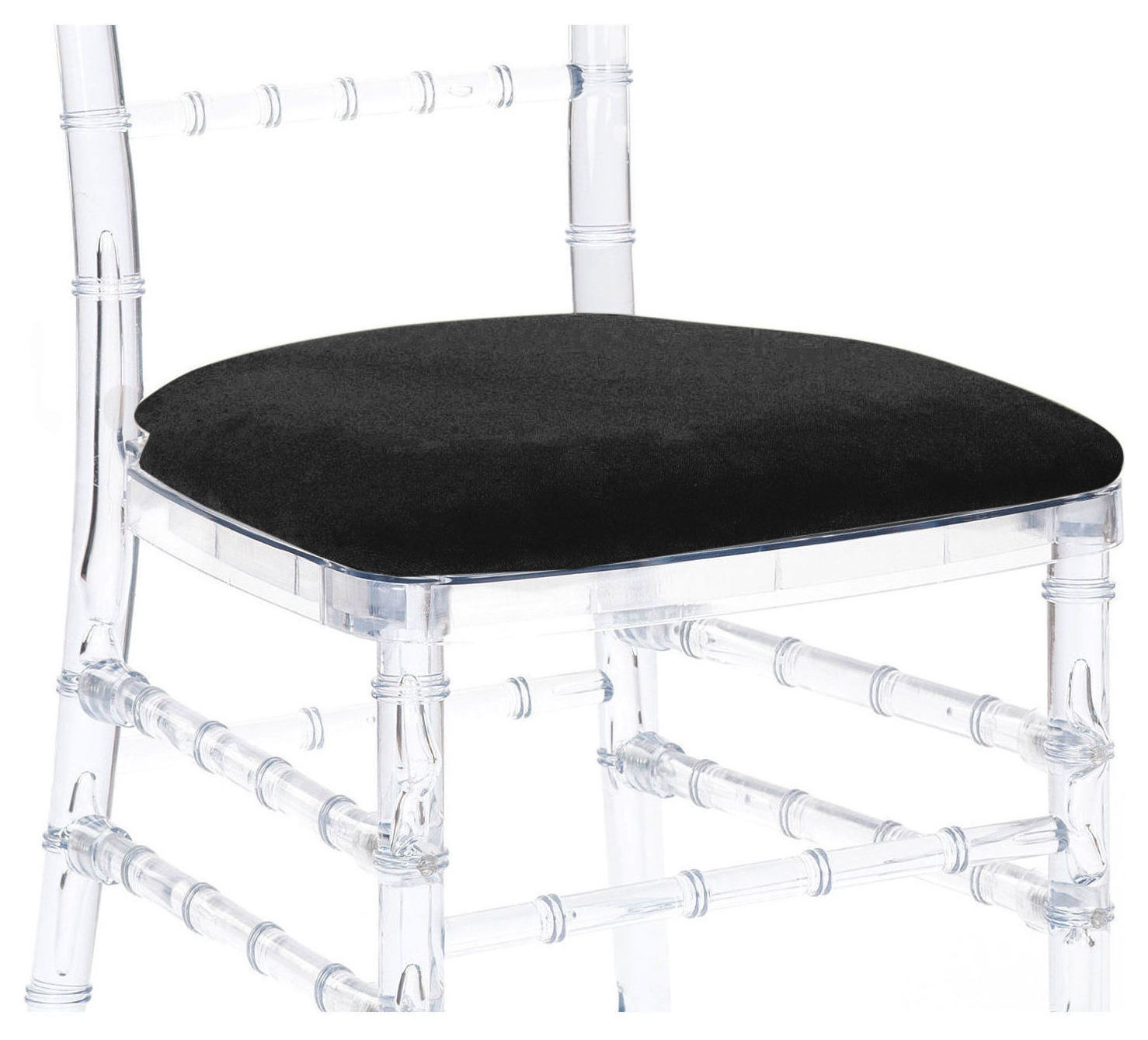 Подушка Кьявари черный бархат. Сдается только со стулом