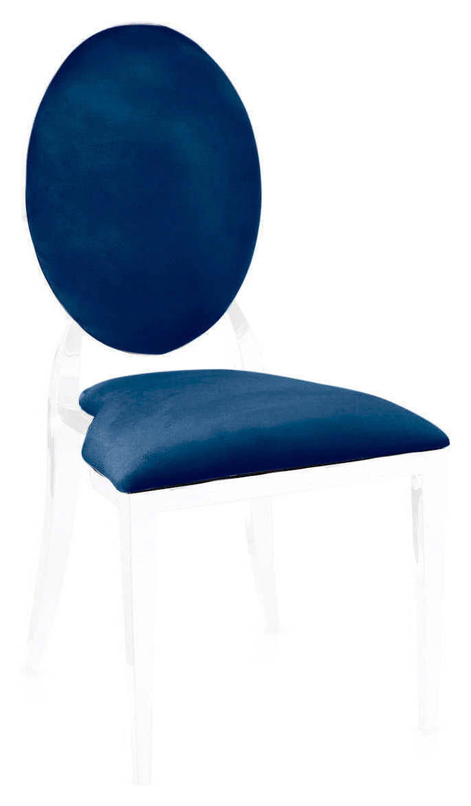 Чехол 2 шт. к стулу Вашингтон, темно-синий бархат