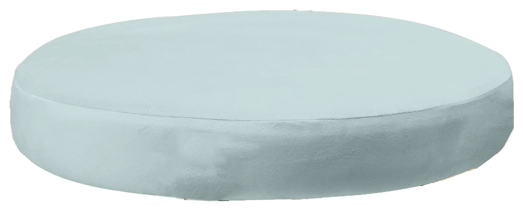 Чехол сидушка к стулу Тотем, голубой бархат