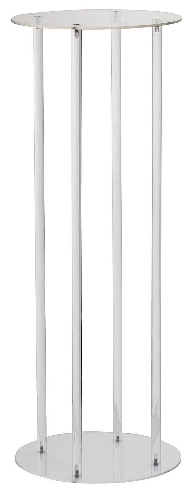 Стойка для цветов  прозрачная «Фрея» средняя