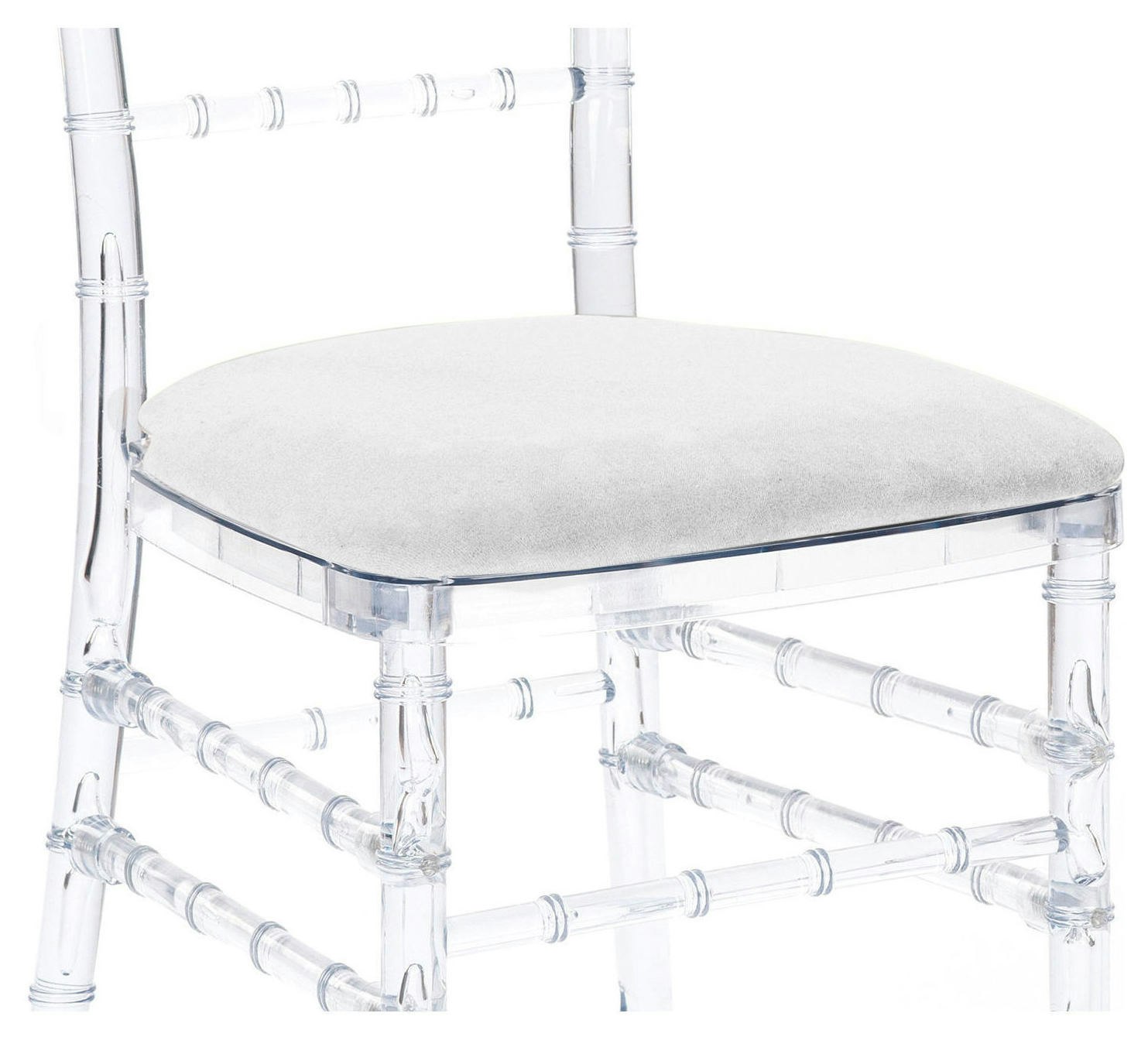 Чехол для подушки Кьявари из белого бархата