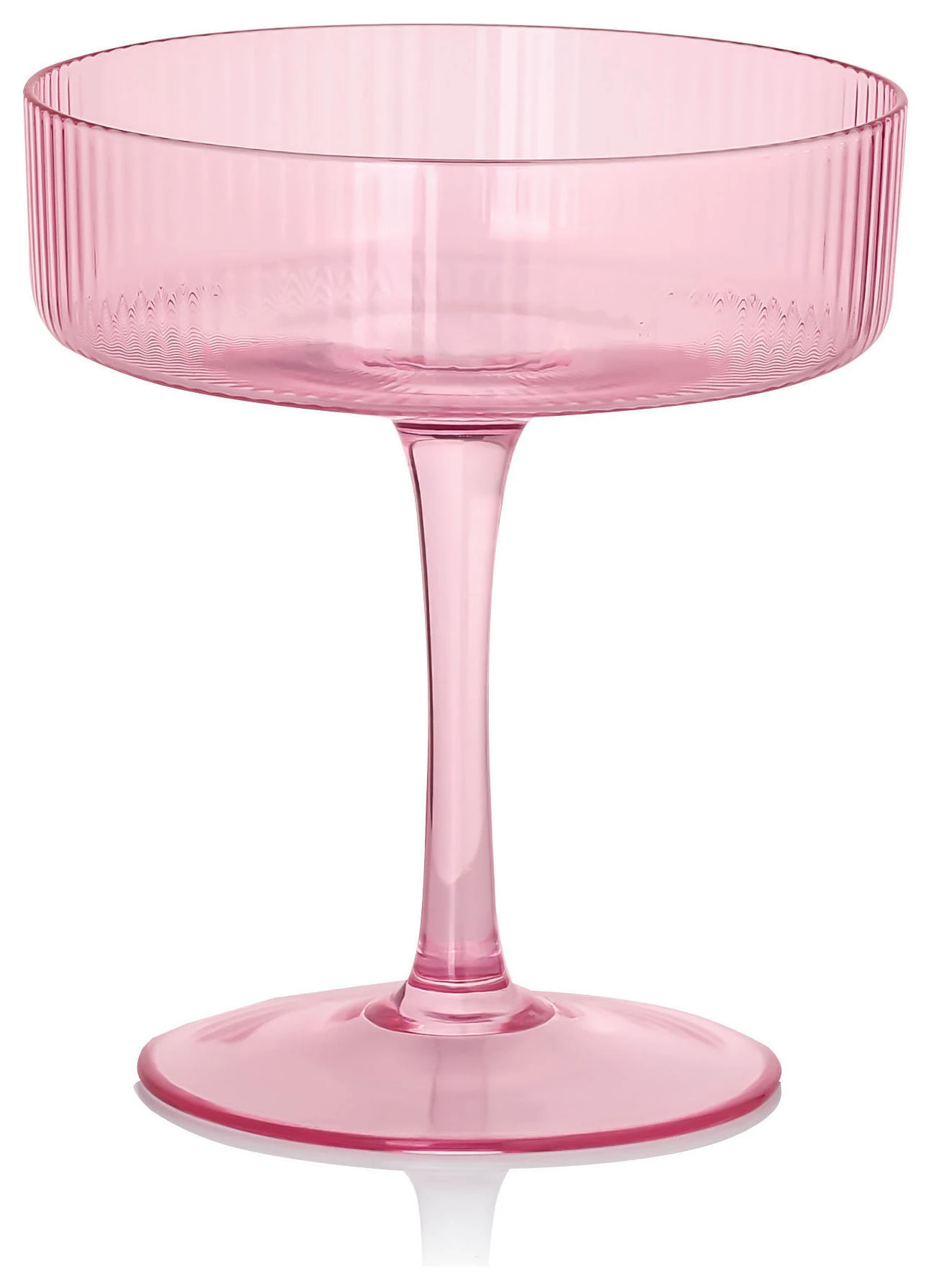 Блюдце для шампанского «Телеро» розовое