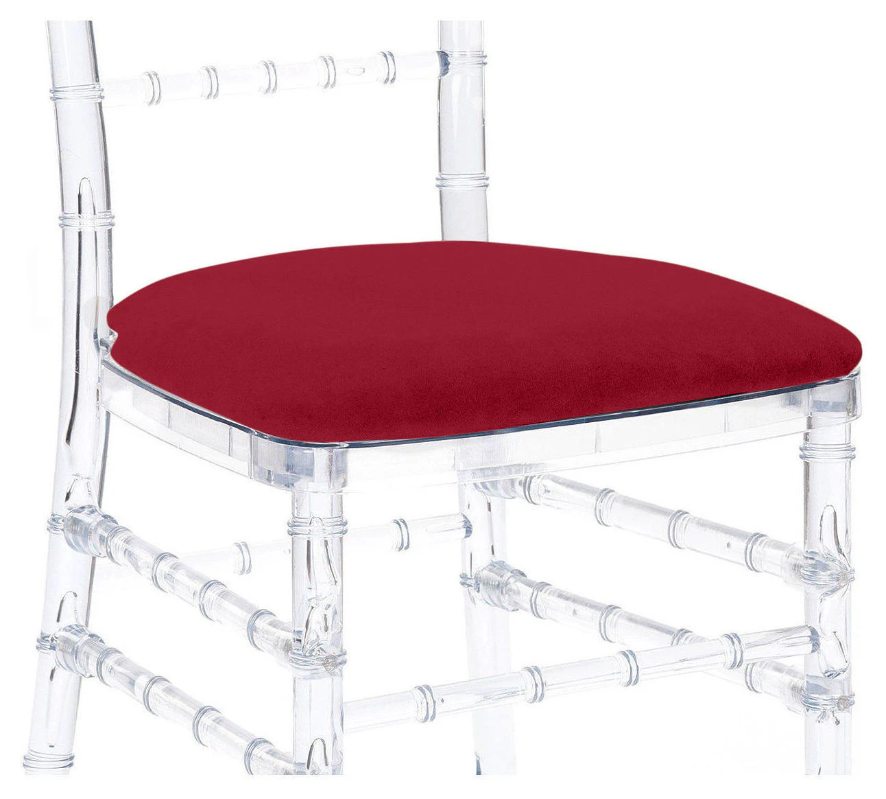 Подушка Кьявари красная, бархат. Сдаётся со стулом