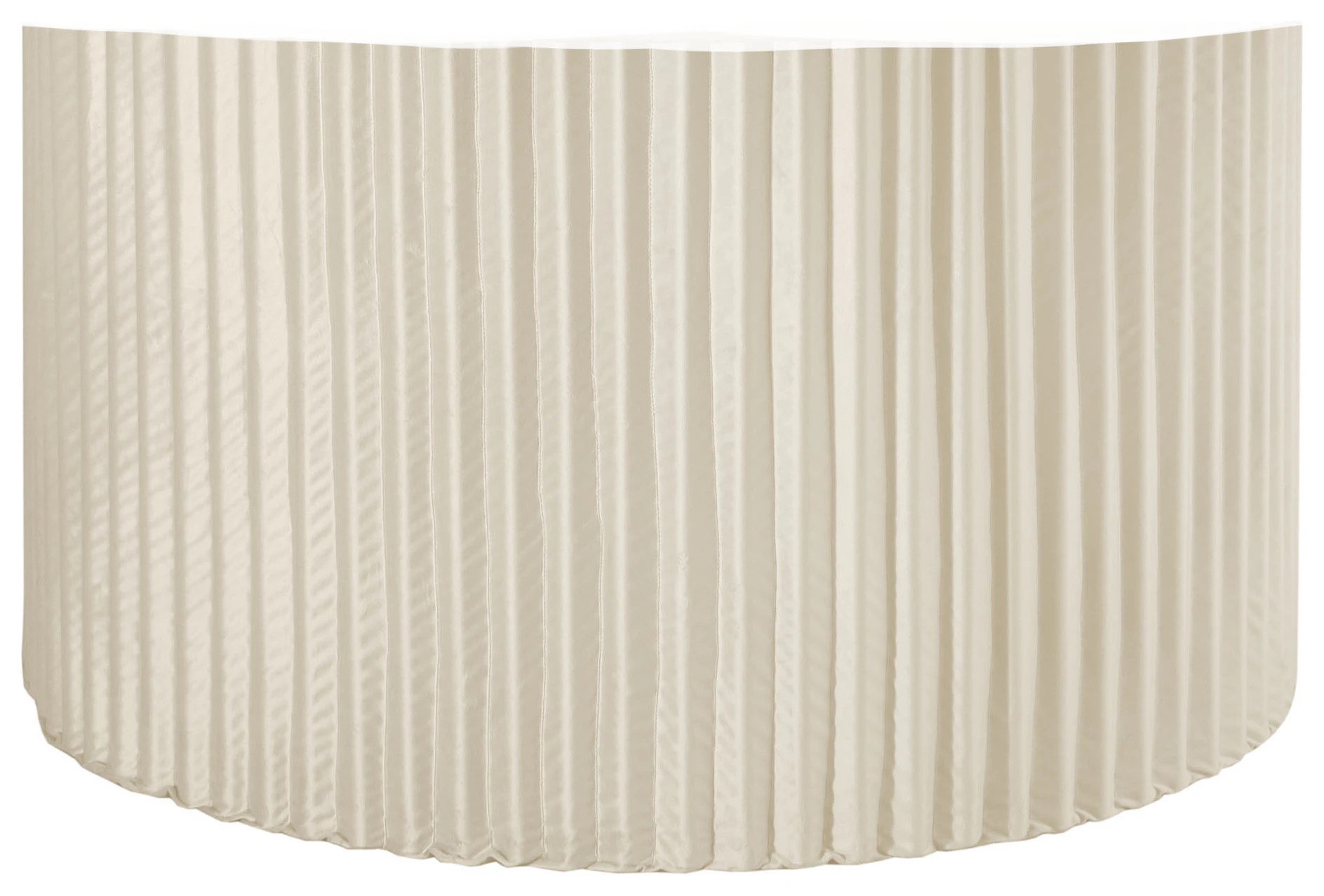 Чехол для ноги прямого стола Арис, молочный бархат