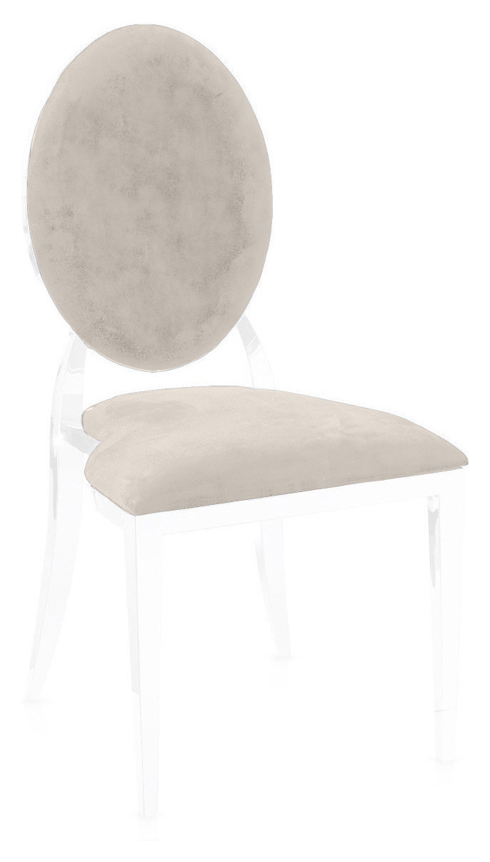 Чехол 2 шт. к стулу Вашингтон, кремовый бархат