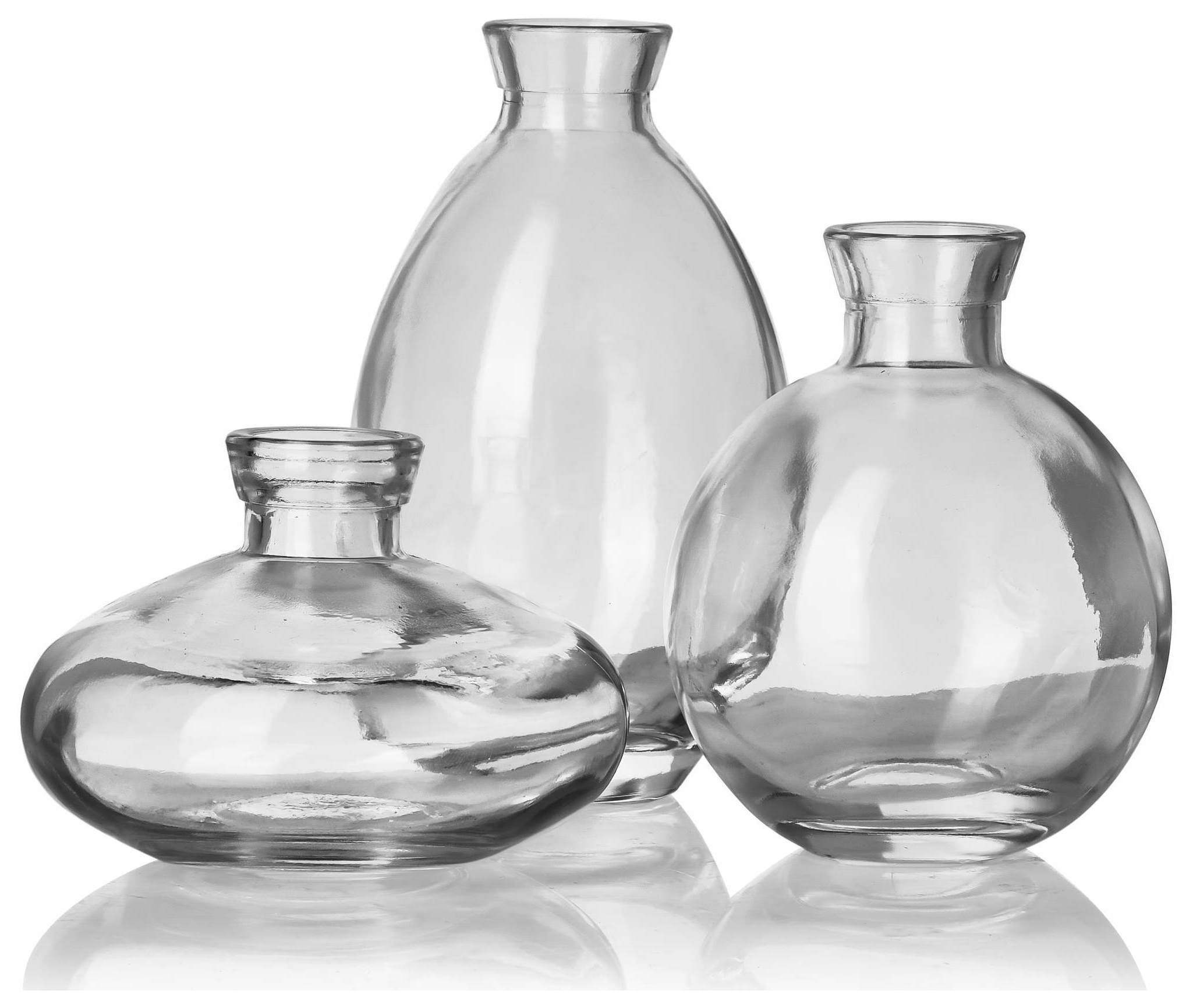 Набор прозрачных ваз «Найва»