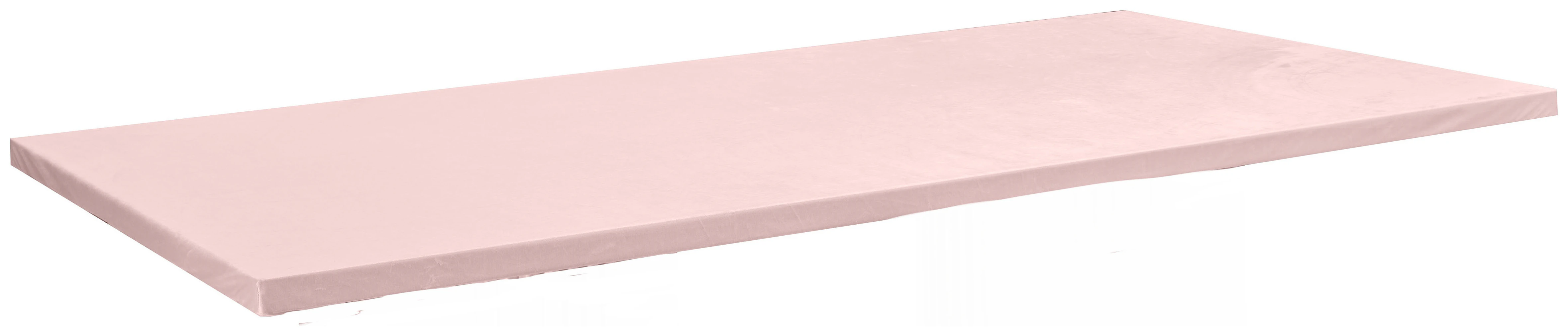 Чехол для столешницы прямого стола Арис, пыльно-розовый бархат