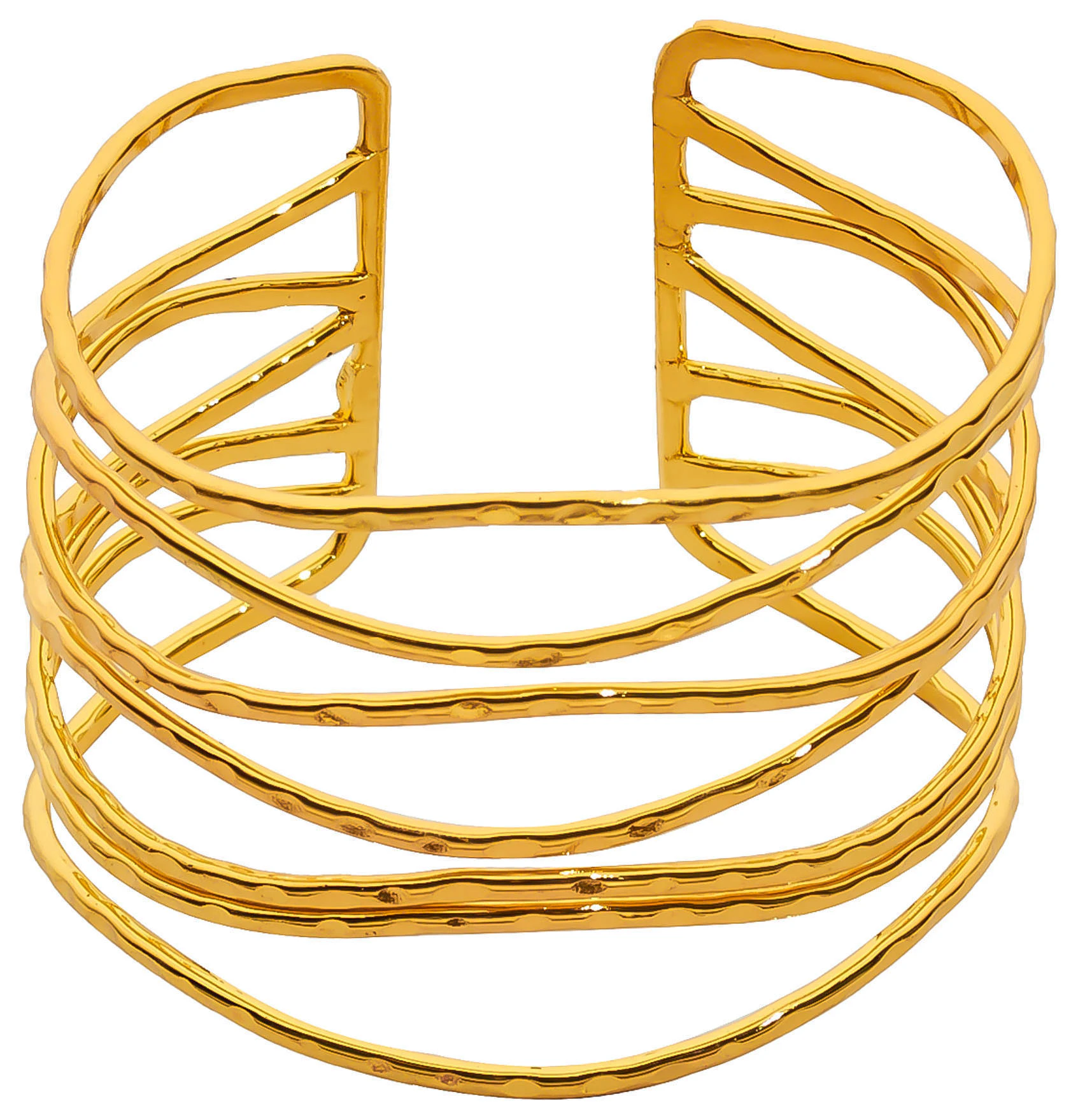 Кольцо для салфетки «Анитра» золотое