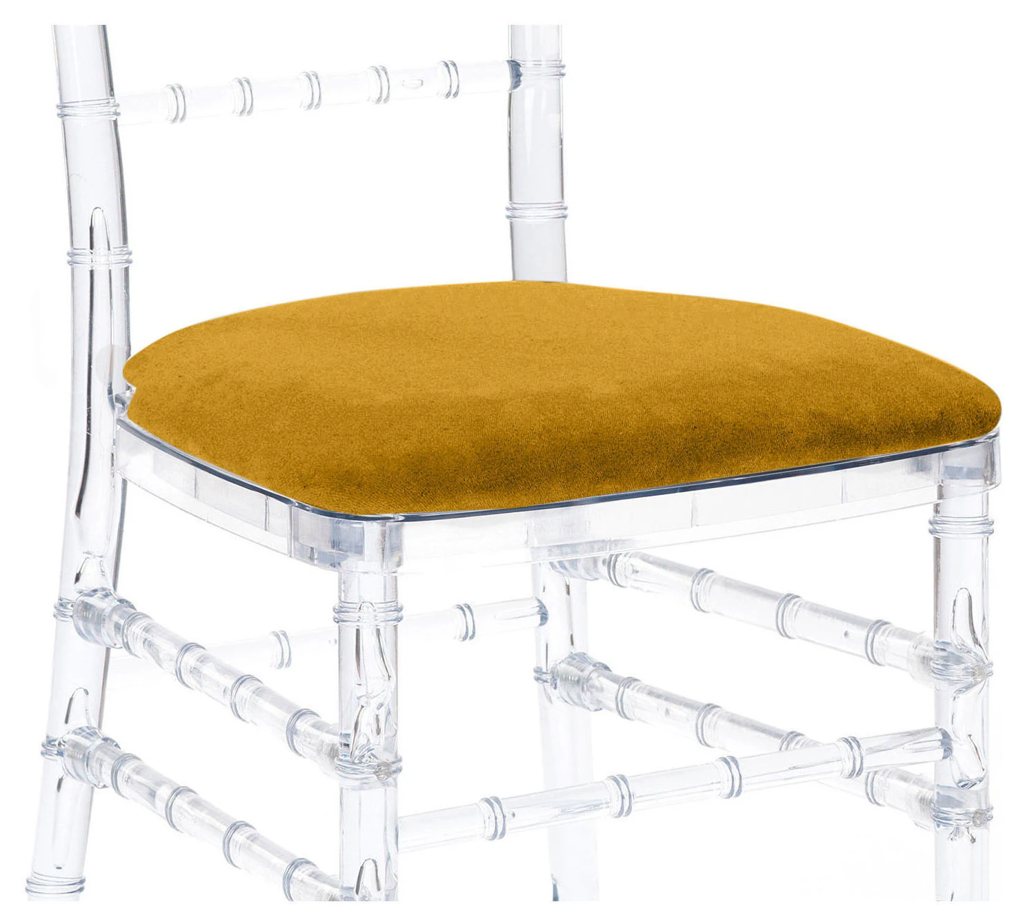 Подушка Кьявари горчичный бархат. Сдается со стулом