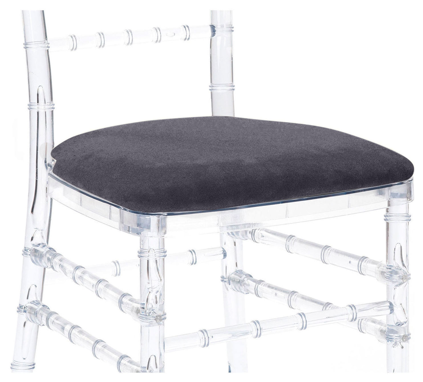 Чехол для подушки Кьявари из графитового бархата